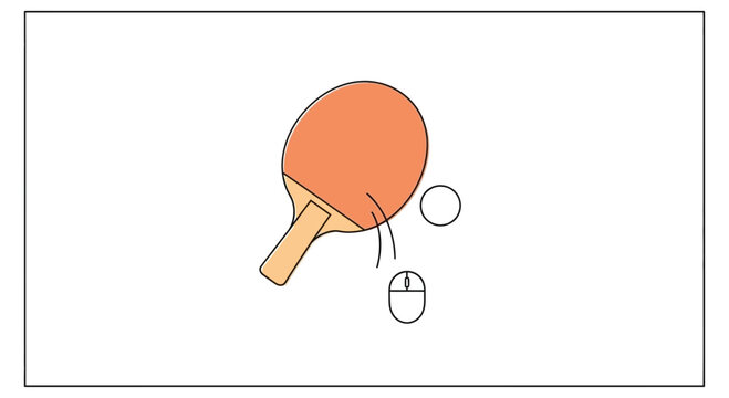 Playing Ping Pong with a Computer Mouse: Digital Sports Game Concept
