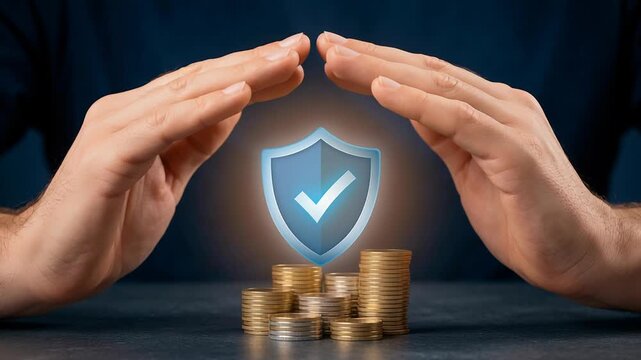 Family protection long term insurance coverage offers essential health care finance security with caring support to safeguard future money coin and well being peace of mind