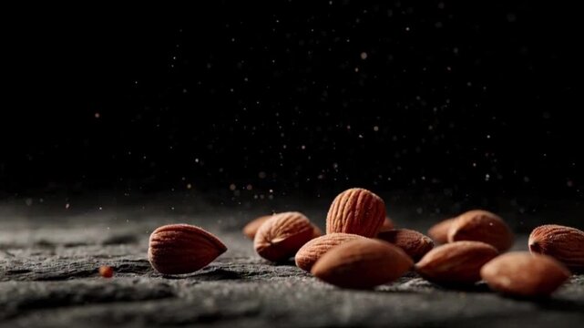hazelnuts and almonds