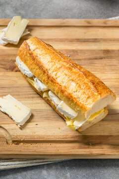 Hearty French Brie and Butter Baguette Sandwich