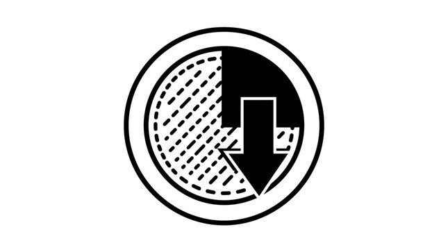 Abstract Time Management and Reduction Symbol