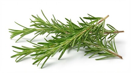 Fototapeta premium Fresh Rosemary Herb Sprig Closeup.