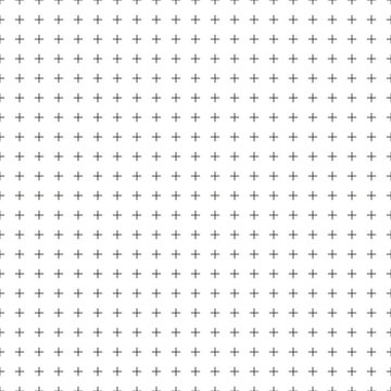 Graph Check Grid Paper with Cross and Plus Pattern. Printable Geometric Background Illustration