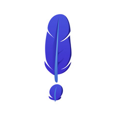 Fototapeta premium Pirate font or Caribbean corsairs typeface, cartoon vector type for piracy alphabet. Exclamation mark and punctuation sign in shape of parrot bird feather quill for pirate font or corsairs typeface