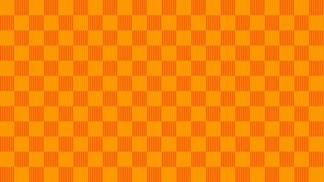 Vibrant Orange Checkered Pattern Background vector background