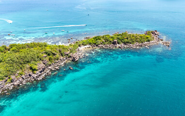 Phu Quoc, Vietnam, Island Hopping, Turquoise Water, Drone © Holly
