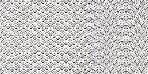 Intricate pattern of stylized fish scales creating a textured background © Jugal