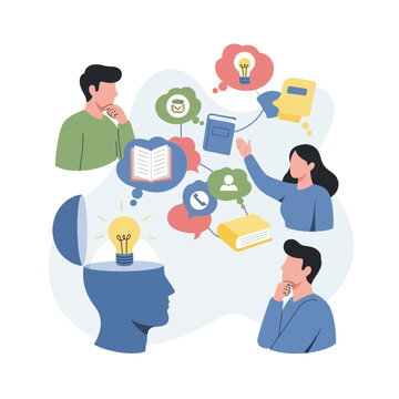 People Discussing Ideas and Innovation Together.