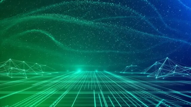 Digital network in cosmic space
