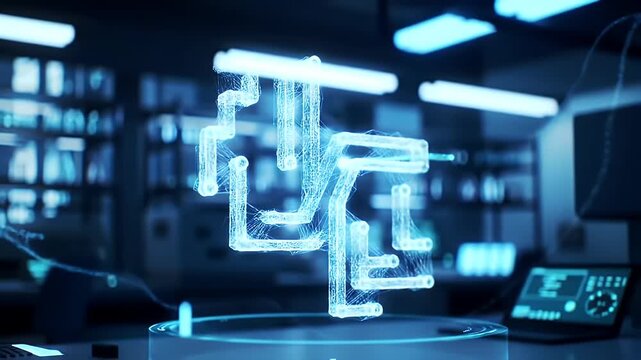Abstract Circuit Diagram.