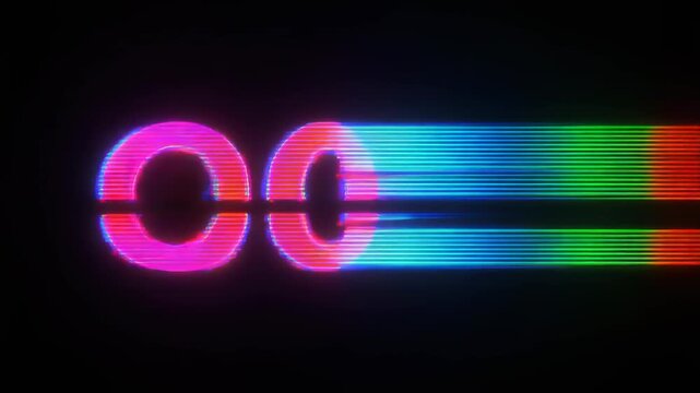 3G network technology concept with glowing neon text and digital data transfer effect.