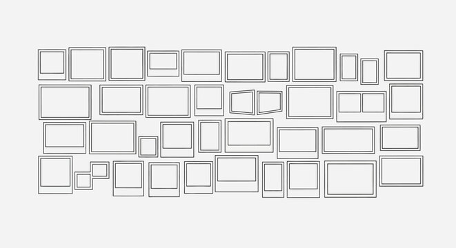 Collection of empty screens.