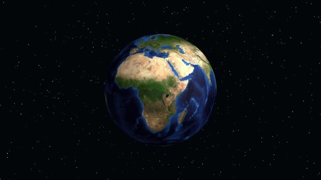 Earth Zoom Animation Transitioning from Space to Bhiwandi India