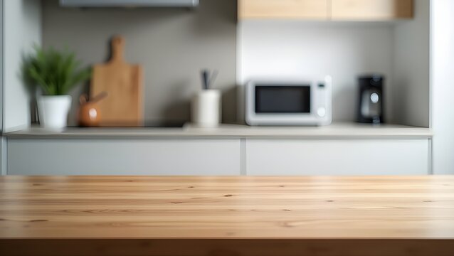 Minimalist modern kitchen interior showcasing organized kitchen area