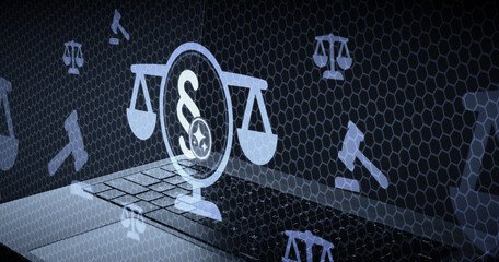 Justicia digital y regulacion de inteligencia artificial en tribunales europeos y españoles con tecnologia moderna © sh99