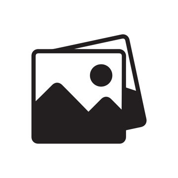 Picture icon, graphic design template vector. photography vector icon. Picture coming soon. Means that no photo. Missing image signed or uploading No image available or folder archive. vector