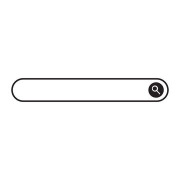 Search bar icon, title border, computer window

