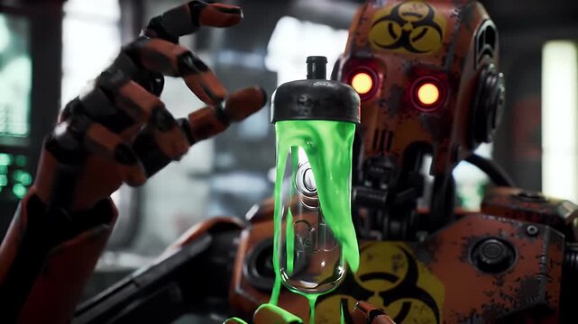 Biohazard Robot Experiment.