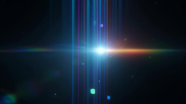 Abstract animation dark with background refraction effect loop looping render gradient futuristic iridescent shape create glowing futuristic iridescent gradient with looping animation effect creating