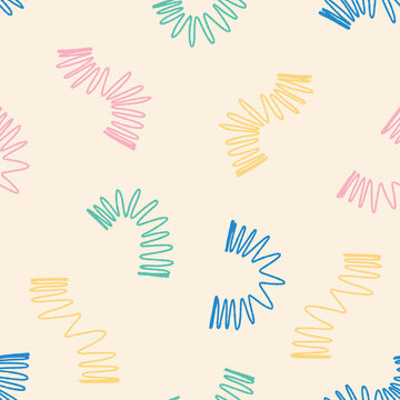 Vector Slinky Pattern Repeat Seamless for Wallpaper Background Cover Packaging