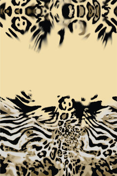 Seamless allover abstract textile print design pattern