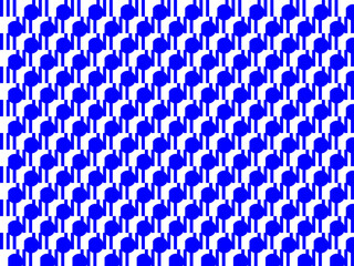 Naklejka premium Abstract Blue and White Pattern vector background