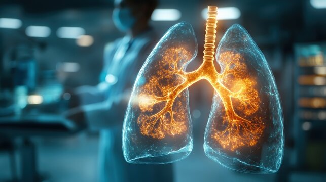 Abstract Lungs with red human bronchial tree structure. Lungs anatomy,left and right bronchus, bronchioles,Medicine cure tuberculosis, pneumonia, asthma. Abstract health care medical concept.