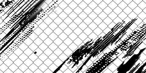 texture for fishing nets. Grunge pattern for sportswear or soccer goal, volleyball net, basketball hoop, hockey, athletics. Grunge background © m