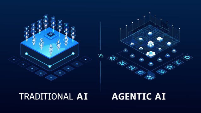 Comparing traditional artificial intelligence with the agentic ai approach