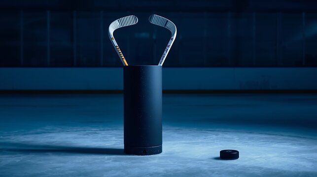 Generative AI Illustration of Futuristic Wireless Headphones with Modern Design and Minimalist