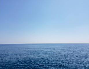Fototapeta premium 水平線と海と空