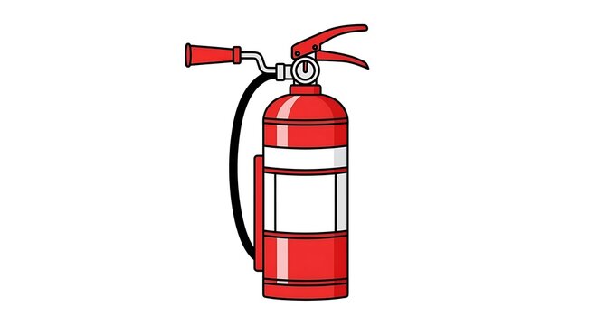 Fire extinguisher safety equipment.