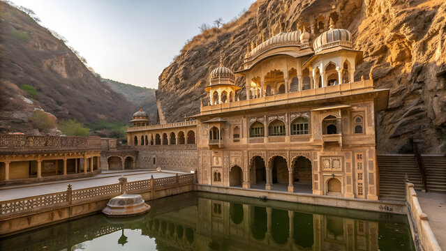 Galta Ji Temple Jaipur Heritage Architecture