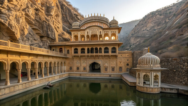 Galta Ji Temple Jaipur Heritage Architecture