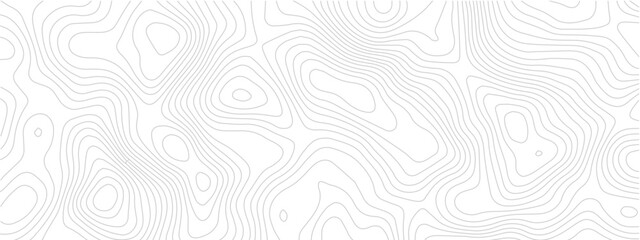 Fototapeta premium Topographic map background seamless contour lines pattern vector illustration for cartography and terrain elevation concepts