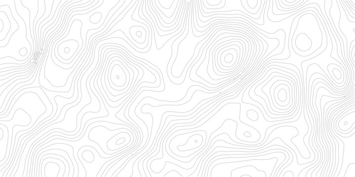 Topographic map background seamless contour lines pattern vector illustration for cartography and terrain elevation concepts