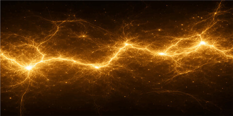 A glowing nebula swirls through the dark cosmos, creating an abstract space background where bright stars and distant planets illuminate the blue night sky in a fantasy science illustration © alien