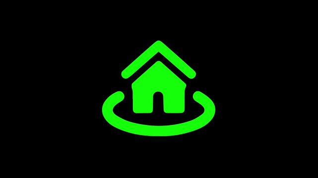 Home Refresh System and Connected Living Hub animation on black background