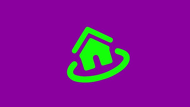 Home Refresh System and Connected Living Hub animation on Deep Magenta background