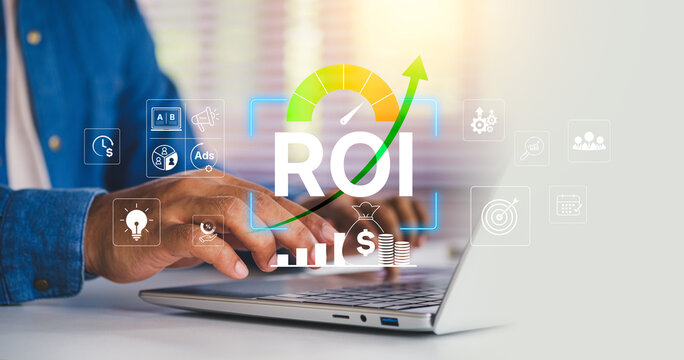 ROI strategy marketing performance, budget allocation, ROAS tracking, A/B testing insights, advertising analysis business growth, KPI dashboard optimization, digital metrics, ROI Performance Dashboard