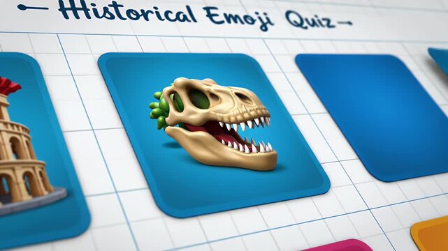 Emoji History Quiz Game.