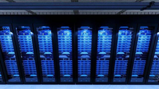 Big data storage and cloud service data center.