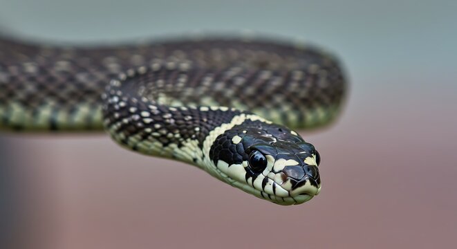 Intricate Snake, Close-Up Macro Photography