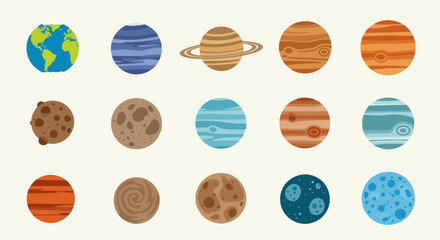 Planets in our solar system. © Mangnu