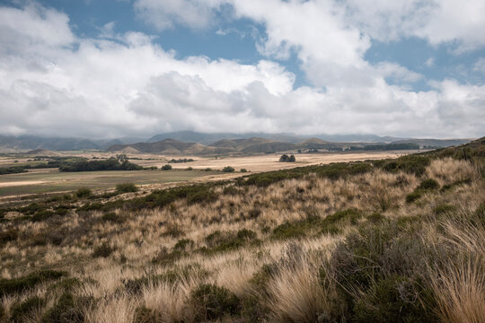 Beautiful countryside landscape in the pre Andes, near Mendoza