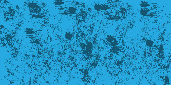 Abstract Blue Grunge Texture Background with Distressed Pattern