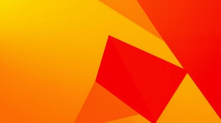 Fototapeta premium Vibrant geometric sunset