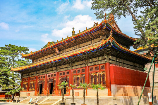 Pule Temple in Chengde, Hebei Province, China - Traditional Architecture