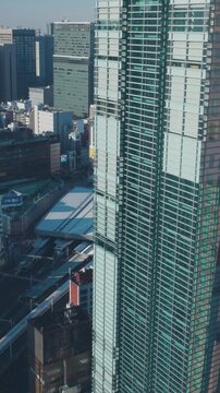 Tokyo Shiodome City and Skyscrapers 