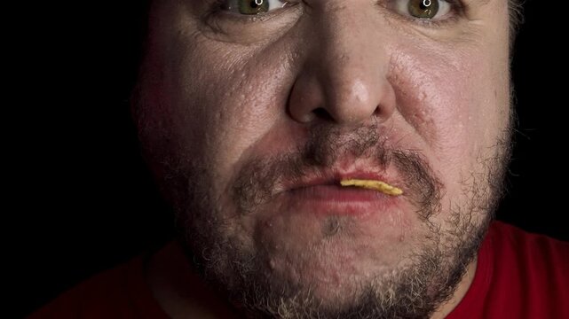 A funny fat man and his weight problems
